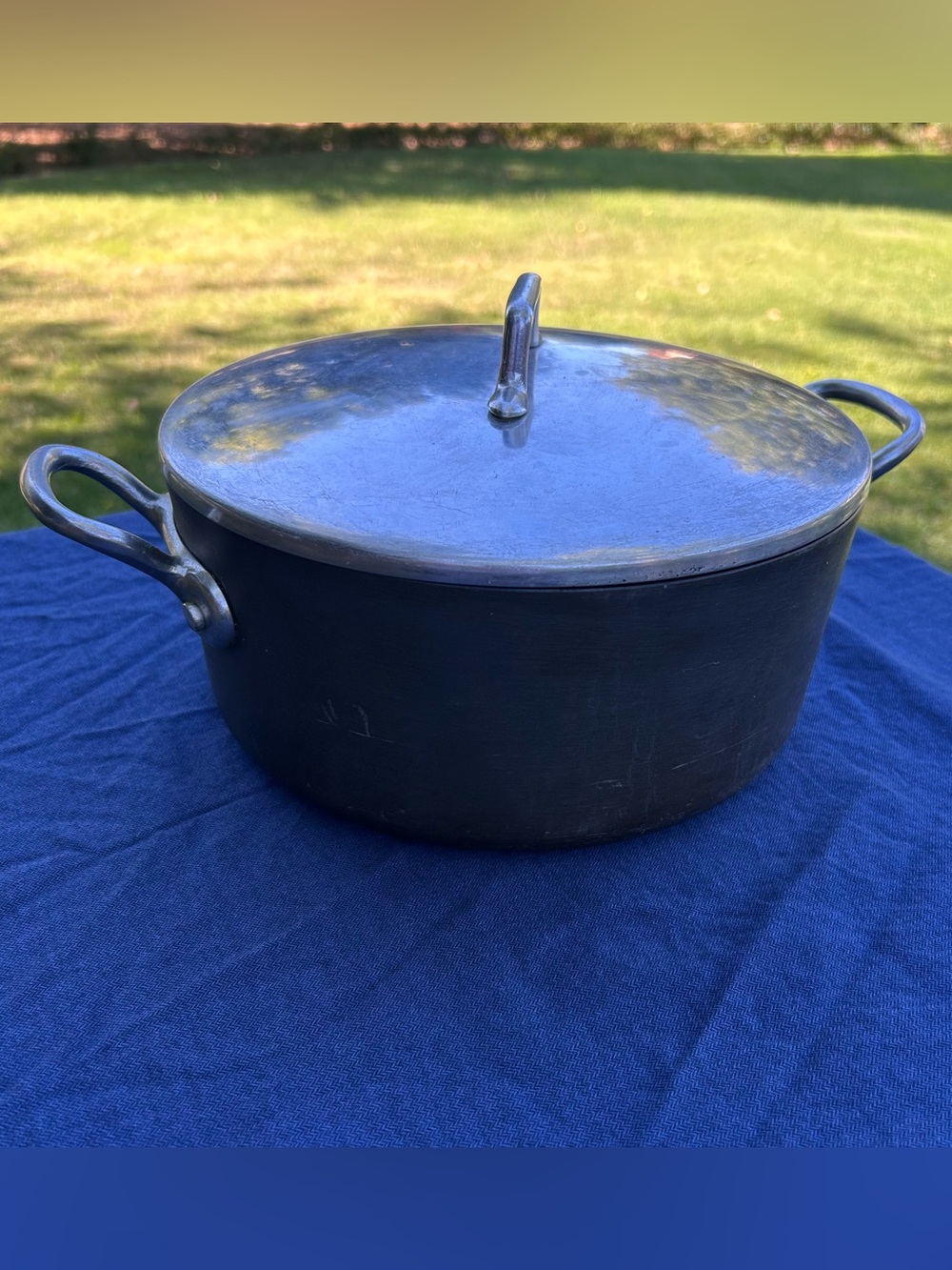 MAGNALITE GHC Professional 5 QUART STOCK POT and LID Vintage Anodized Aluminum